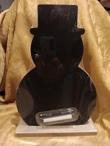 Pizarra grande muñeco de nieve independiente por objetivo  - Imagen 1 de 7