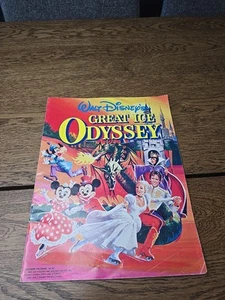 Libro de recuerdos de guía de programas de recuerdos de Walt Disney Great Ice Odyssey de colección 1982 - Imagen 1 de 16