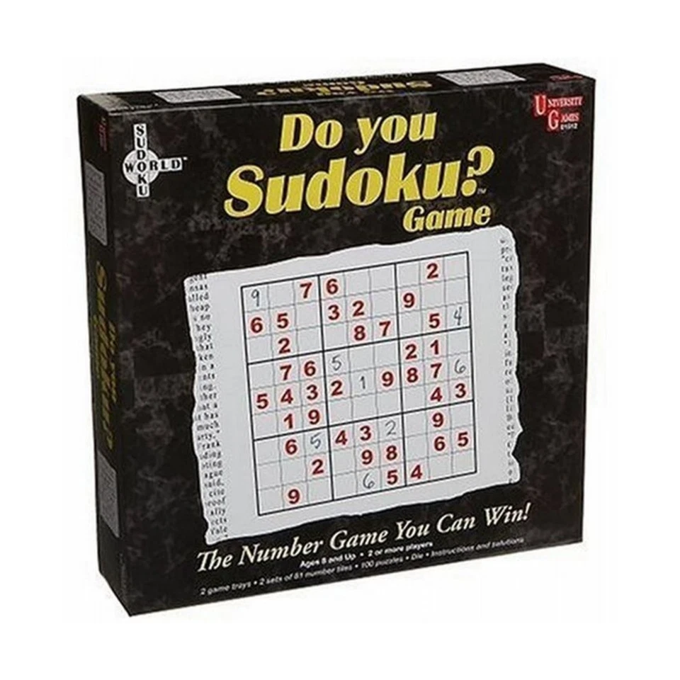 University Games Boardgame Do You Sudoku? Game Box VG/EX - Image 1 of 1