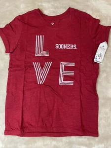 Oklahoma Sooners Girls Shirt Size XL (14-16) - Picture 1 of 3
