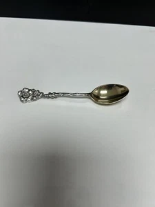 Reed & Barton Harlequin Sterling Silver Demitasse Spoons “Wild Rose” (Old Mark) - Picture 1 of 2