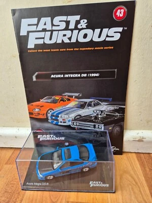 1/43 ALTAYA FAST AND FURIOUS COLLECTION - ACURA INTEGRA GS-R DB 1994 CAR #43 - Image 1 of 3