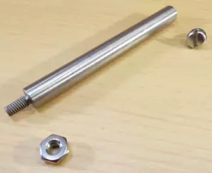 LONG #10-32 x 3-1/2" x 3/8" DISTANZIALE TONDO ACCIAIO INOX FEMMINA MASCHIO - Foto 1 di 5