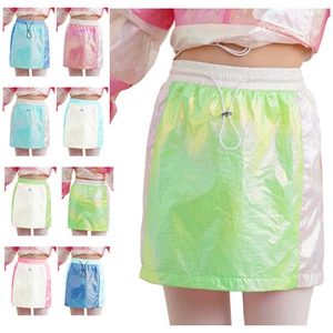 Kids Girls Skort Drawstring Underskirt Active Skirts Workout Skirt Fashion Jazz - Picture 1 of 59