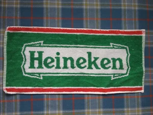 VINTAGE - HEINEKEN LAGER BAR HANDTUCH - BRANDNEU & UNBENUTZT - Bild 1 von 1