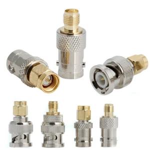 4PCS BNC To SMA Type Male Female RF Connector Adapter Test Converter Kit Set - Picture 1 of 4