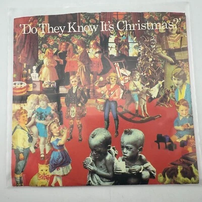 Band Aid Do They Know It’s Christmas?  7” 45 Columbia w/ Picture Sleeve - Image 1 of 4