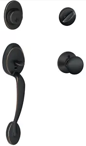 SCHLAGE Plymouth Einzylinder Griffset und linker Flairhebel, gealtert Bronz - Bild 1 von 2