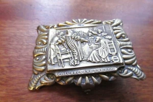 Antique Brass belt buckle Buckle - vintage 1800s era - Picture 1 of 6