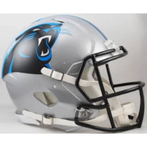 Carolina Panthers Full Size Authentic Speed Football Helmet - NFL Cover