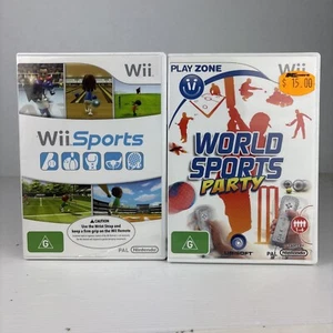 WII Sports & World Sports Party Games Inc Manuals. Nintendo - Picture 1 of 6
