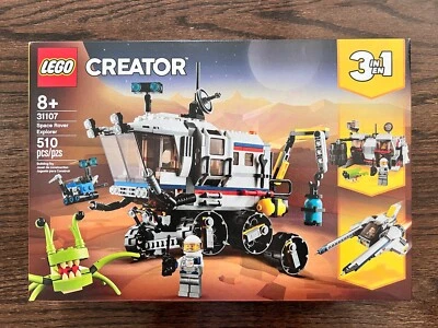 LEGO CREATOR 31107 3 IN 1 SPACE ROVER EXPLORER SPACE EXPLORATION NEW SEALED - Image 1 of 4