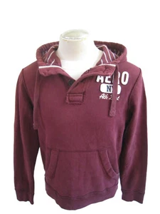 AEROPOSTALE AERO NYATH TIEFE. BURGUNDER KAPUZENPULLOVER GRÖSSE M SELTEN SCHÖN - Bild 1 von 9