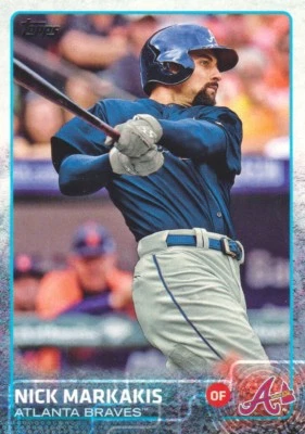 2015 Topps #557 Nick Markakis Atlanta Braves - Image 1 of 2