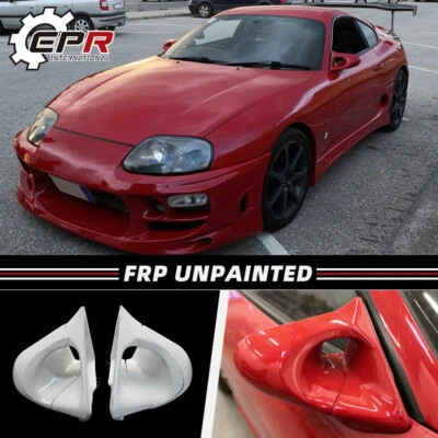 Espejo retrovisor FRP sin pintar para Toyota Supra MK4 JZA80 RHD 2 piezas Foto 1 de 4