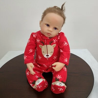 Muñeca de silicona ADG Linda Murray 19" realista vientre se mueve con sonidos llorando Foto 1 de 4