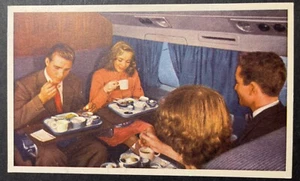 Mealtime Aloft United Airlines printed DC-6 Mainliner 300 'Club Car’ Dining - Picture 1 of 2