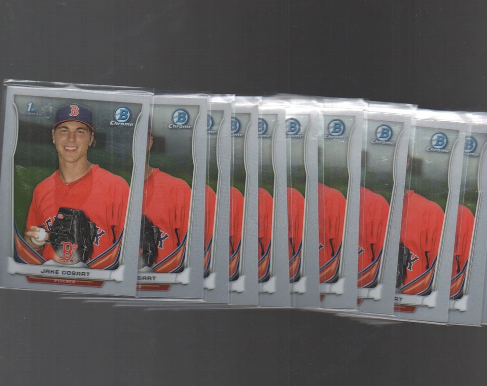 (18) COUNT LOT JAKE COSART 2014 BOWMAN CHROME DRAFT PROSPECTS #CDP101 - Image 1 of 1