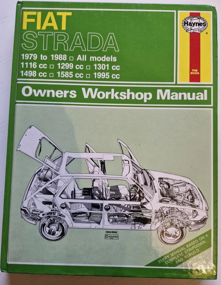 Haynes Fiat Ritmo Strada Manuale Norme Per Le Riparazioni - Immagine 1 di 1