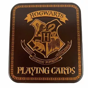 Harry Potter Wizarding World Hogwarts Playing Cards Tin Paladone - Picture 1 of 2