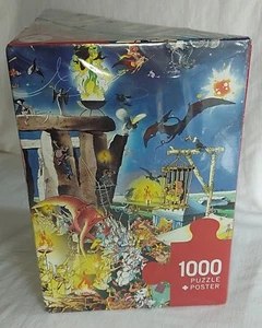 HEYE Mystic Circle 1000 Pc Puzzle Calligaro w/Poster 29751 2016 NEW Sealed rare - Picture 1 of 14