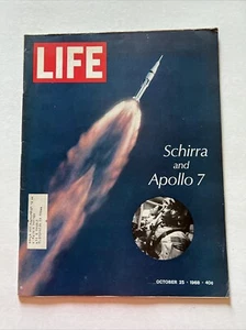 Life Magazine October 25, 1968 Schirra and Apollo 7 - Imagen 1 de 2