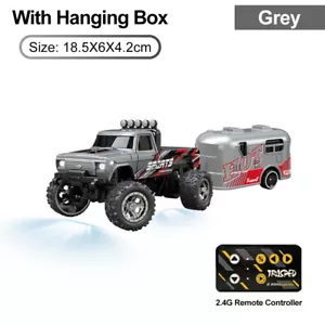 1/64 Mini RC Truck 2.4G Off-road Monster Truck Mini Alloy Model Climbing RC Car - Picture 1 of 36
