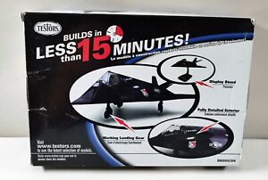 Testors F-117 Nighthawk Stealth Aircraft (1:72 Scale) Quick Builder Complete Kit