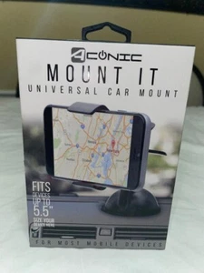 ACONIC MOUNT IT UNIVERSAL CAR MOUNT Fits devices up to 5.5" - Picture 1 of 4
