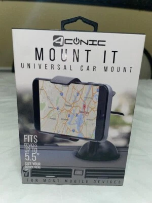 ACONIC  MOUNT IT UNIVERSAL CAR MOUNT Fits devices up to 5.5" - Image 1 of 4