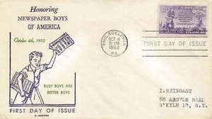 1015 3c NEWSPAPER BOYS - C. George cachet - Picture 1 of 1