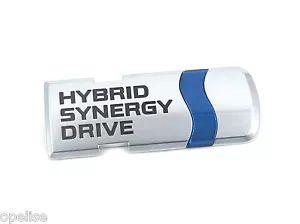 Original Toyota Hybrid Synergy Conducir Emblema para Maletero Prius 2012-2015 - Imagen 1 de 2