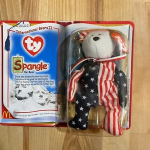 Gorro bebé coleccionable SPANGLE el oso. International Bears II McDonalds nuevo en caja - Imagen 1 de 2