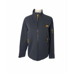 GoLite Men's Small Jacket RSG Grey and Yellow Soft Shell Zip Performance - Picture 1 of 11