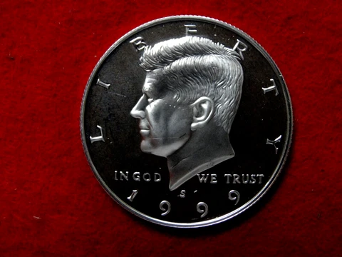 1999 S  KENNEDY PROOF 90% SILVER  HALF DOLLAR    REDUCED PRICE    ITEM #69 Cover