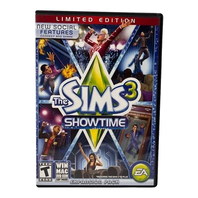 The Sims 3 Showtime Expansion Pack Limited Edition Windows MAC DVD-ROM 2012 - Image 1 of 4