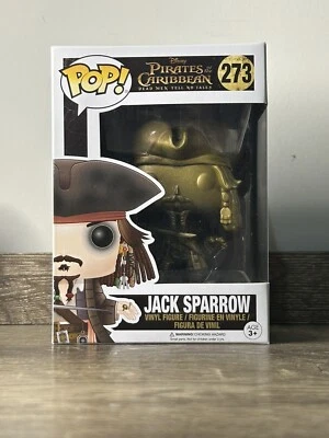 Jack Sparrow Disney Pirates Of The Caribbean Gold Pop Vinyl 273 - image 1 of 4