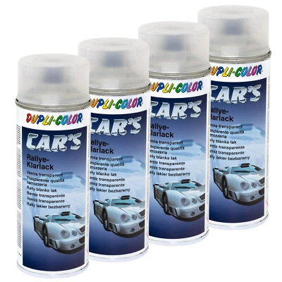 Klarlack Lack 4 x 400 ml matt Dupli Color Cars Lackspray 720352 Sprühlack Spray - Bild 1 von 4