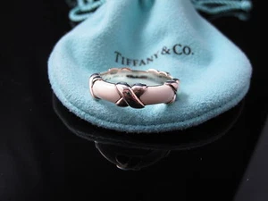 AUTHENTIC NEW TIFFANY & CO WHITE ENAMEL RING SIZE 8 - Picture 1 of 6