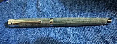 Pluma Estilográfica Waldmann Tango Edición Limitada Verde Azulado Oscuro #97/200 Plumín Fino Nueva Foto 1 de 4