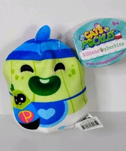 Cats Vs Pickles Kittens Vs Gherkins Mystery Beans 3" Plush Lil Sour Menace 05 - Picture 1 of 5