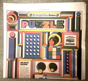 New York Times Puzzles & Brainteasers Special Section November 23 2025 NEW - Picture 1 of 1