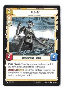 L3-37 - Droid Revolutionary #197/262 Shadows of the Galaxy NM - Picture 1 of 2