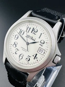 Working Hamilton L.L. Bean 9821 A Quartz Field Military Railroad Style Watch S2 - Picture 1 of 10