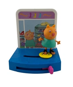 Vintage Peppa Pig Einkaufszentrum Laden Ersatzteil mit rotierenden Süßigkeiten Katze - Bild 1 von 23