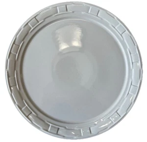 LONGABERGER WOVEN TRADITIONS ELFENBEIN RUND 14,5" KUCHEN PIZZA SERVIERPLATTE TELLER - Bild 1 von 3