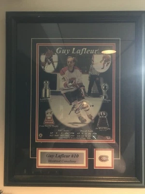 Guy Lafleur Montreal Canadiens Hockey Sports Memorabilia Signed 8x10 Frame — 第 1/2 张图片