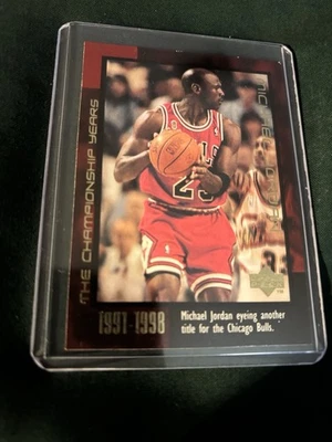 1999 UD Upper Deck Michael Jordan Career Set #30 The Championship Years  - Image 1 of 2
