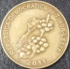 TIMOR MONETA 50 CENTAVOS 2011 CIRCOLATA - Foto 1 di 2