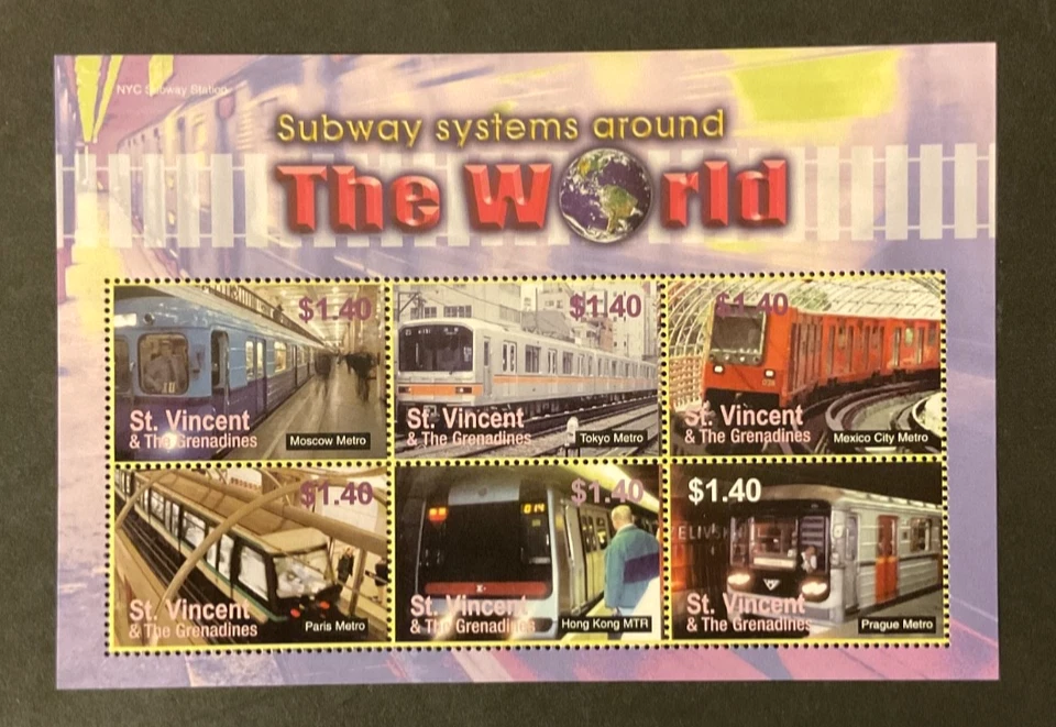 St Vincent Grenadines Scott #3434 never hinged - Image 1 of 1